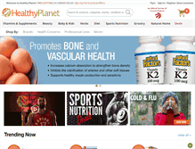 Tablet Screenshot of healthyplanetcanada.com